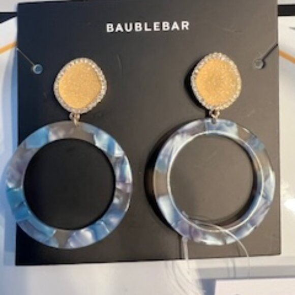 BAUBLEBR - Gold Tone Dangle Earrings - Picture 2 of 5